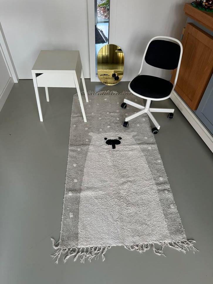 Vloerkleed Tapis Petit IJsbeer 180x80cm, 100% Katoen, Huis en Inrichting, Stoffering | Tapijten en Kleden, Gebruikt, 50 tot 100 cm