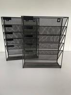 Set van 6 wandpostbakken / documenthouders, Ophalen, Gebruikt
