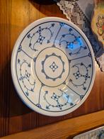Jäger Blauw Saladekom, Porselein of Keramiek, Schaal, Rond, Ophalen of Verzenden