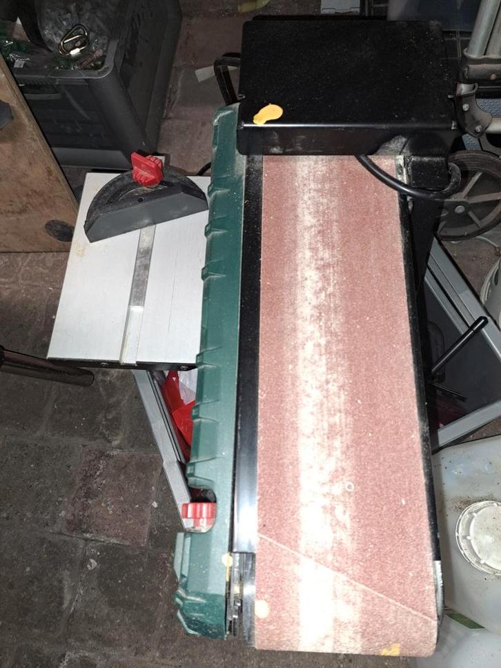 Parkside Bandschuurmachine & Schijfschuurmachine PBTS 370 B2, Doe-het-zelf en Verbouw, Gereedschap | Schuurmachines, Gebruikt