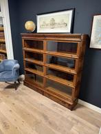 Antieke notenhouten Globe Wernicke boekenkast, Ophalen of Verzenden