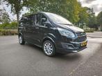Ford Transit Custom 155pk, invaliden bus / rolstoel bus, Auto's, Voorwielaandrijving, Euro 5, Zwart, 4 cilinders