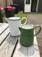 Emaille melk- / maatkannetjes (3 stuks), Ophalen of Verzenden