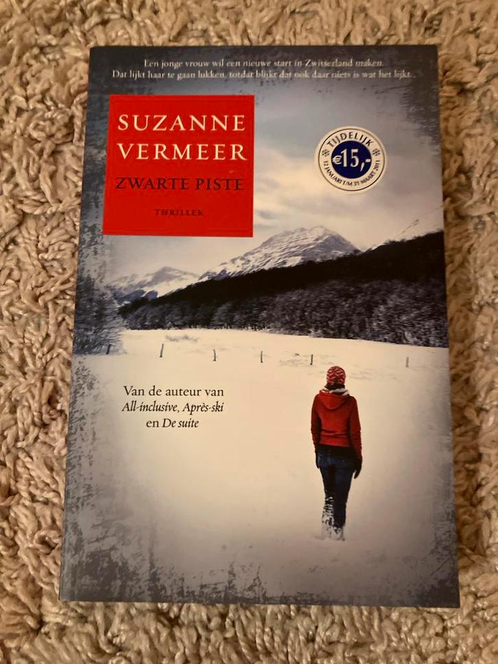Zwarte Piste - Suzanne Vermeer (Thriller), Boeken, Thrillers, Zo goed als nieuw, Nederland, Ophalen of Verzenden