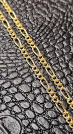 Prachtige Figaro 14k Gouden ketting, Sieraden, Tassen en Uiterlijk, Kettingen, Ophalen of Verzenden, Nieuw, Goud, Goud