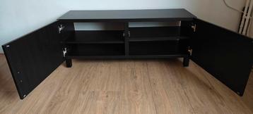 Zwart Ikea BESTÄ TV-Meubel met 2 Drukdeuren - afbeelding 5