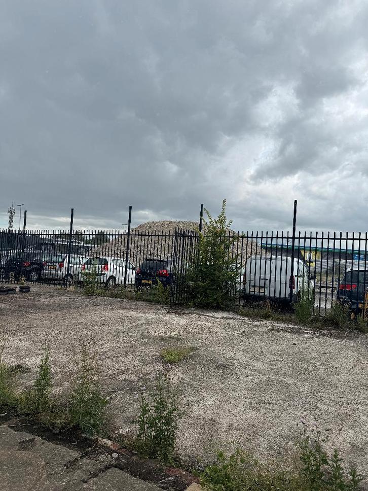 Spijlenhekwerk Gegalvaniseerd Zwart, Tuin en Terras, Tuinhekken en Hekwerk, Gebruikt, Spijlenhekwerk, IJzer, Ophalen