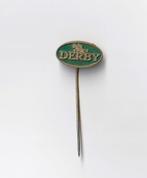 volmetaal speld DERBY schoenfabriek Waspik, Verzamelen, Speldjes, Pins en Buttons, Ophalen of Verzenden, Overige onderwerpen, Speldje of Pin