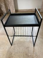 Leestafeltje en afneembaar Dienblad Zwart Metaal/Hout Nieuw, Ophalen of Verzenden, Nieuw