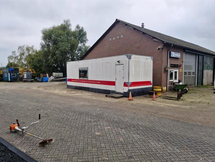 Schaftkeet gebruikt 10x3x3 meter, Doe-het-zelf en Verbouw, Bouwketen en Schaftketen, Gebruikt, Ophalen
