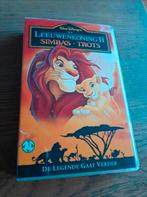 Walt Disney De Leeuwenkoning 2 Simba's Trots videoband, Alle leeftijden, Ophalen of Verzenden, Gebruikt, Tekenfilms en Animatie