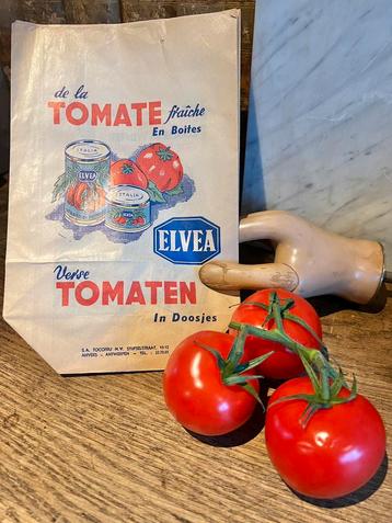 OUDE KRUIDENIERS ZAKKEN ITALIAANSE TOMATEN beschikbaar voor biedingen