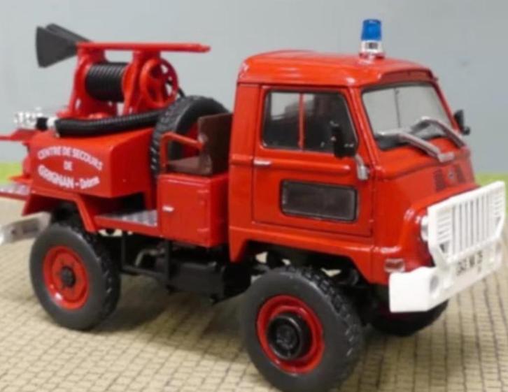 Sinpar Castor CCFM Guinard-Incendie Brandweer 1/43 # 44, Hobby en Vrije tijd, Modelauto's | 1:43, Nieuw, Bus of Vrachtwagen, Overige merken