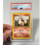 1999 POKEMON DUTCH 28 GROWLITHE First 1ST EDITION psa-9 WOTC, Hobby en Vrije tijd, Verzamelkaartspellen | Pokémon, Ophalen of Verzenden