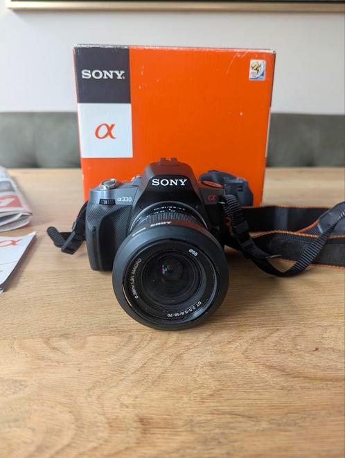 Sony Alpha 330 Spiegelreflexcamera, Audio, Tv en Foto, Fotocamera's Digitaal, Zo goed als nieuw, Spiegelreflex, Sony, Minder dan 4 keer