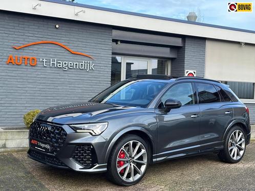 Audi Q3 2.5 TFSI RSQ3 pano trekh carbon 360 21" sfeer B&O RS, Auto's, Audi, Bedrijf, Te koop, Q3, 360° camera, 4x4, ABS, Achteruitrijcamera