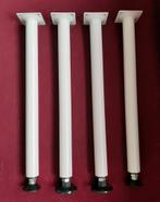 Tafelpoten rond wit 40 cm hoog, Ophalen, Zo goed als nieuw