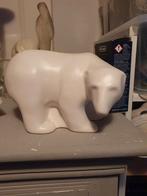 Witte ijsbeer Yvonne Niessen Flora Keramiek, Ophalen of Verzenden, Zo goed als nieuw, Overige materialen, Dierenbeeld