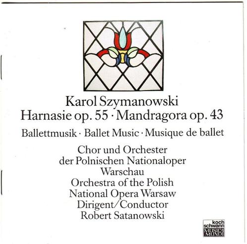 Szymanowski: Harnasie en Mandragora balletten, Cd's en Dvd's, Cd's | Klassiek, Zo goed als nieuw, Orkest of Ballet, Modernisme tot heden