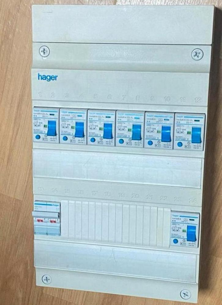 Hager Groepenkast Meterkast verdeelkast stroomkast, Hobby en Vrije tijd, Elektronica-componenten, Zo goed als nieuw, Ophalen of Verzenden