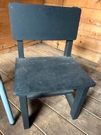 Houten Kleuterstoel - Schoolbordverf, Kinderen en Baby's, Kinderkamer | Tafels en Stoelen, Ophalen, Gebruikt, Stoel(en)