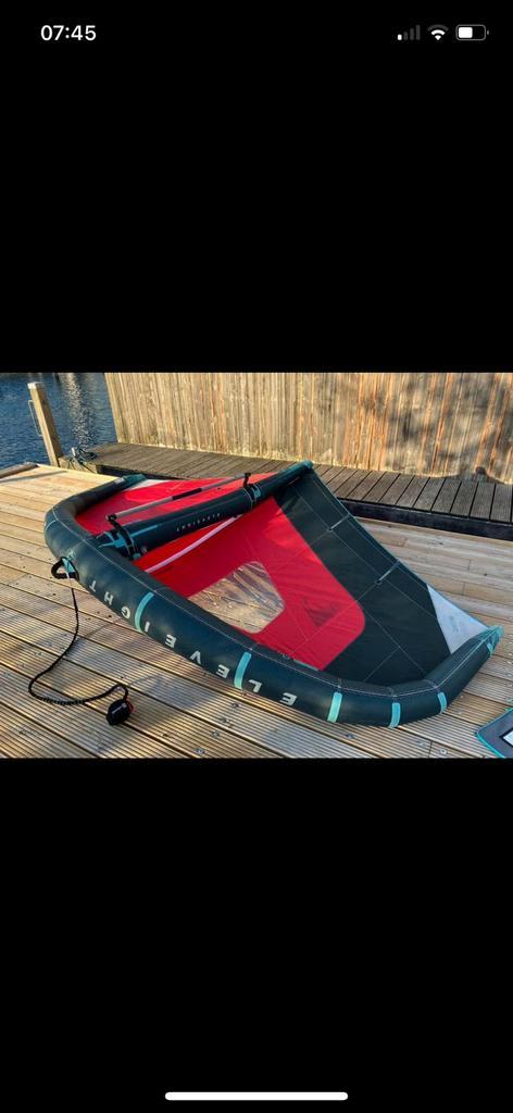 Complete foil board wing set uit 2024 met Eleveight 5m2, Watersport en Boten, Wingsurfen, Gebruikt, Wingsurfset, Ophalen