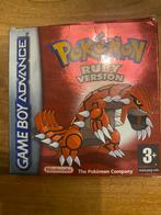 Pokemon Ruby version, Spelcomputers en Games, Games | Nintendo Game Boy, 1 speler, Ophalen of Verzenden, Zo goed als nieuw, Vanaf 3 jaar