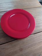 Rode Onderborden - Set van 8, Huis en Inrichting, Keuken | Servies, Ophalen, Gebruikt, Glas, Bord(en)