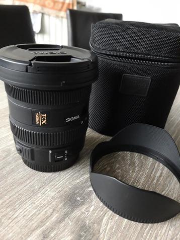 Sigma objectief F 3.5 DC HSM voor Canon 10-20 mm beschikbaar voor biedingen