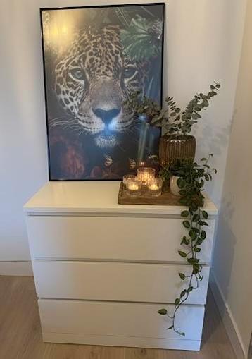 Witte Malm ladekast van IKEA - afbeelding 1