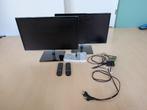 2x 24 inch full HD tv, Ophalen, Gebruikt, 50 Hz, LCD