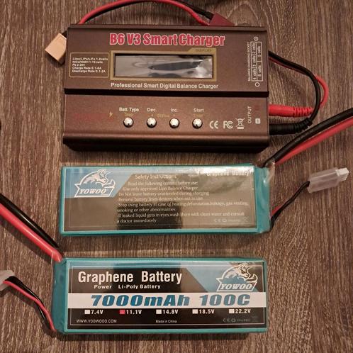 Lipo graphene accu set, Audio, Tv en Foto, Accu's en Batterijen, Zo goed als nieuw, Ophalen of Verzenden