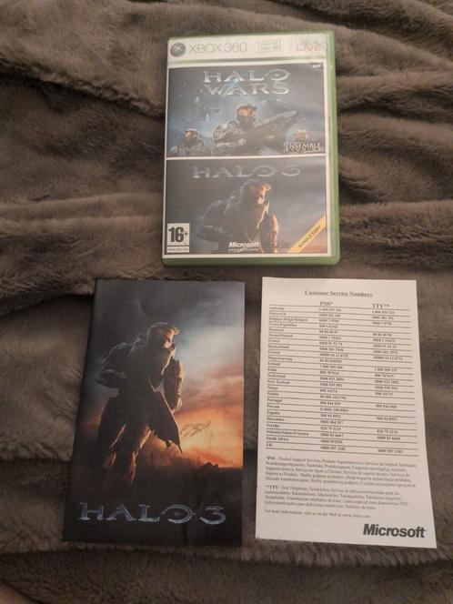 Halo Wars + Halo 3 | Xbox 360 [GEEN CD!!], Spelcomputers en Games, Games | Xbox 360, Zo goed als nieuw, Shooter, 3 spelers of meer