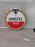 Amstel bierdop verlichting, Verzamelen, Merken en Reclamevoorwerpen, Nieuw, Ophalen of Verzenden, Lichtbak of (neon) lamp