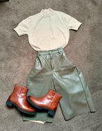 Vegan Leren Bermuda - Maat 38, Kleding | Dames, Broeken en Pantalons, Kort, Nieuw, Ophalen of Verzenden, Groen