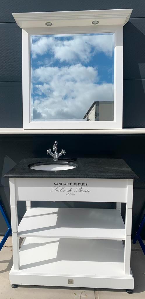 Van Heck badkamermeubel in landelijke stijl, Huis en Inrichting, Badkamer | Badkamermeubels, Zo goed als nieuw, Minder dan 100 cm