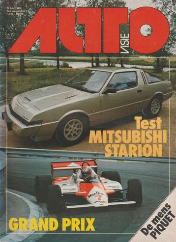 Mitsubishi Starion EX test in Autovisie 1982 beschikbaar voor biedingen