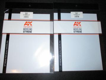 H-255,AK NO,6575,Styrene Sheet 0.7mmthickness x 245 x 195mm+ beschikbaar voor biedingen