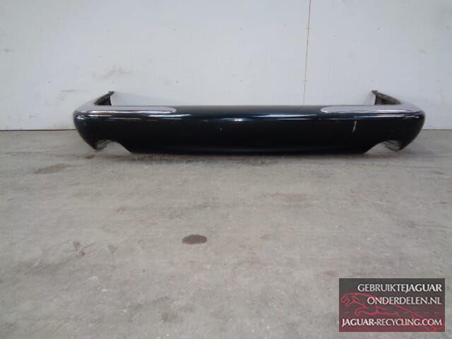Achterbumper compleet met balk kleur groen, Auto-onderdelen, Carrosserie en Plaatwerk, Bumper, Jaguar, Achter, Gebruikt, Ophalen of Verzenden