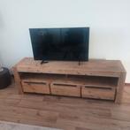 Tv kast, Ophalen, 150 tot 200 cm, Eikenhout, Zo goed als nieuw