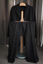 2 Delig Mantelpak Pantalon Maat 38 Gilet Maat 36, Kleding | Dames, Kostuum of Pak, Zwart, Zero, Ophalen of Verzenden