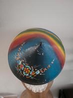 Decoratieve Aziatische hoed met bloemen, Ophalen of Verzenden