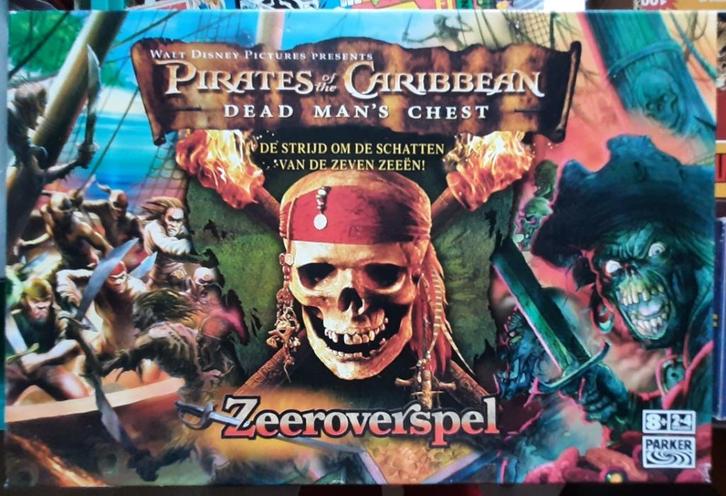 Pirates of the Caribbean : Dead mans chest - 2006, Hobby en Vrije tijd, Gezelschapsspellen | Bordspellen, Gebruikt, Een of twee spelers
