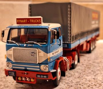 VOLVO FB88 trekker met huifoplegger "Rynart - Klundert" beschikbaar voor biedingen