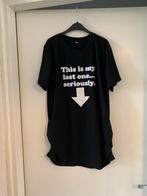 Zwarte T-shirt. Merkloos. Maat S, Zwart, Ophalen of Verzenden, Korte mouw, Maat 36 (S)