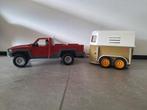 Schleich pickup + trailer, Kinderen en Baby's, Speelgoed | Overig, Ophalen of Verzenden, Gebruikt, Jongen of Meisje