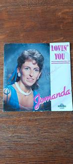 JOMANDA SINGLE LOVIN'YOU / DA DO RON RON - GESIGNEERD, Ophalen of Verzenden, Zo goed als nieuw, Overige formaten, Levenslied of Smartlap