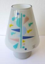 Vintage Alessandro Mendini design Sidecar Artemide BIBI lamp, Ophalen of Verzenden, Gebruikt, Murano glas design vintage tafellamp Memphis