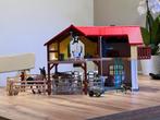Schleich 42407 Boerderij met stal en dieren, Ophalen of Verzenden, Zo goed als nieuw, Overige typen