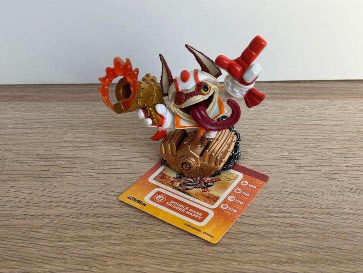 Skylanders SuperChargers Double Dare Trigger Happy, Verzamelen, Poppetjes en Figuurtjes, Zo goed als nieuw, Ophalen of Verzenden